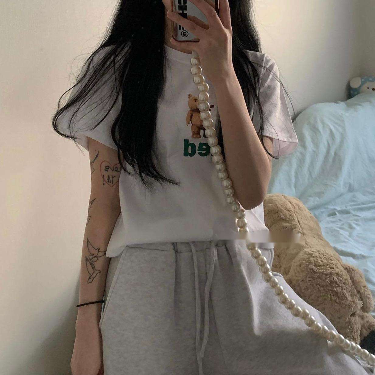 Pearl Beaded Mobile Phone Data Cable