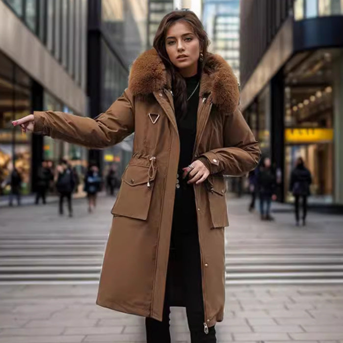 Parka Women's Overknee Long Cotton Coat Jacket Trench Coat - globaltradeleader