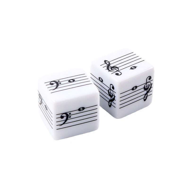 Children's Music Theory Enlightenment Introduction Staff Score Recognition Note Dice - globaltradeleader