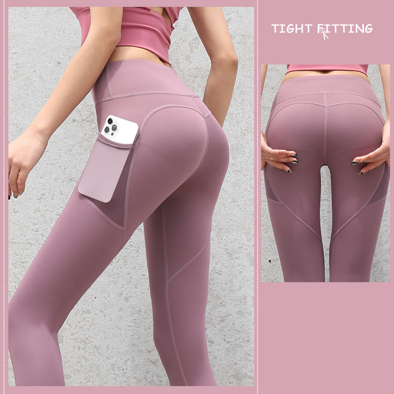 Gym Sport Seamless Leggings With Pockets Push Up High Waist Pants Women Fitness Running Yoga Pants Gym Sport Seamless Leggings - globaltradeleader