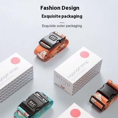 Password Lock Safety Belt Suitcase Band Trolley Case Packing Belt - globaltradeleader