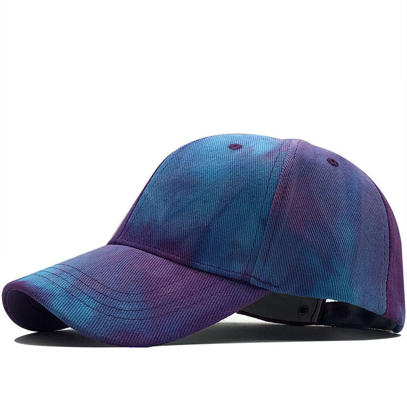 Tie-dye Baseball Peaked Cap Outdoor Casual Sun-proof Hat - globaltradeleader