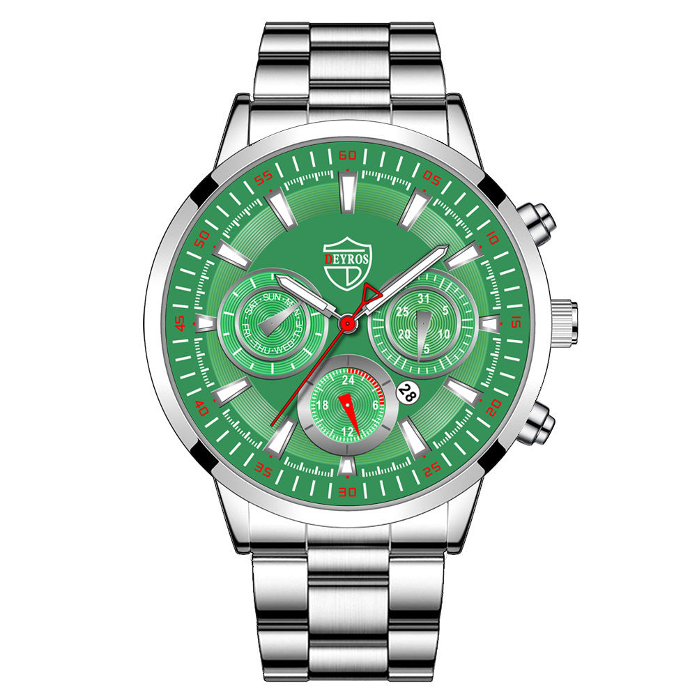 Fashion Men's Watch Fashion Luminous Calendar Watch Business Sports - globaltradeleader