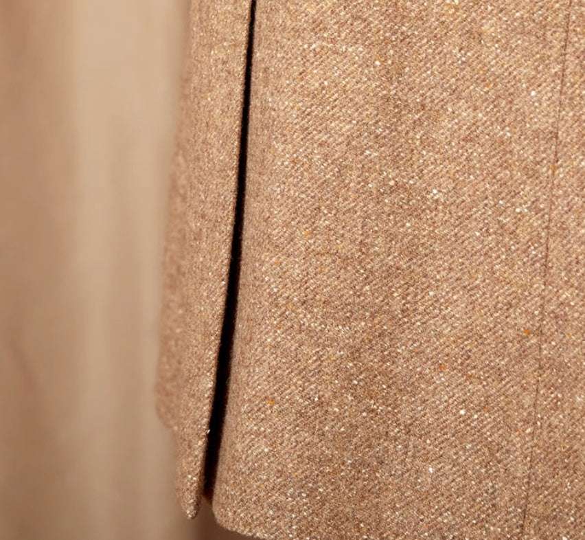 Color Dots Mid-length Coat - globaltradeleader