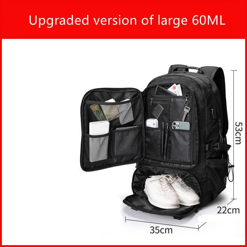 Extra Large Travel Bag Men's Outdoor Mountaineering Leisure Super Large Capacity Travel Shoulders - globaltradeleader