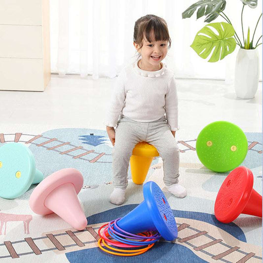 Children Balance Training Sensory Integration Toy Throwing Ring Funny Game Balance Perception Kids Teaching Aid