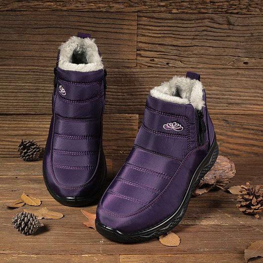 Women's Cotton-padded Shoes Thickened Warm Snow Boots Plus Size Women's Ankle Boots - globaltradeleader