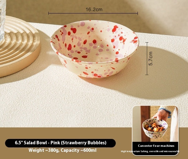 Ceramic Good-looking Dessert Bowl Breakfast Brunch Bowl - globaltradeleader