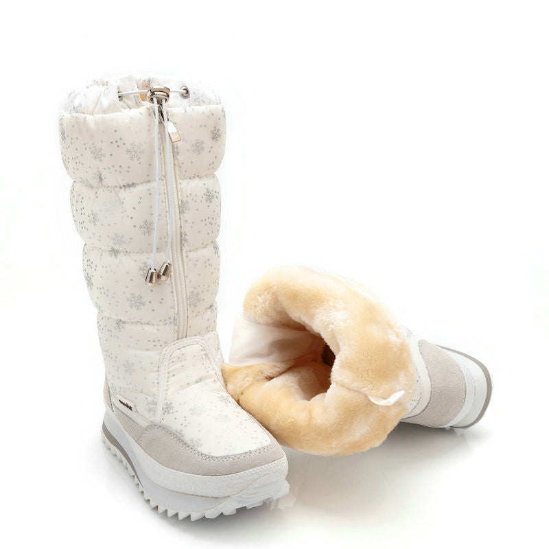 Women Boots Winter Shoes Women Snow Boots Platform Keep Warm Ankle Winter Boots with Thick Fur Heels - globaltradeleader