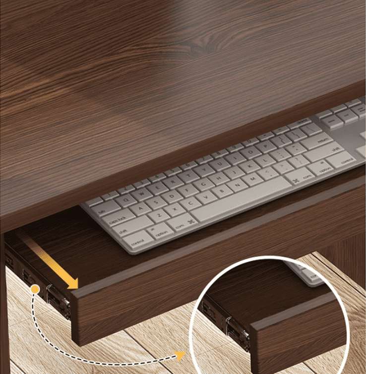 Office Table Simple Modern Home Desk Student Bedroom Integrated - globaltradeleader