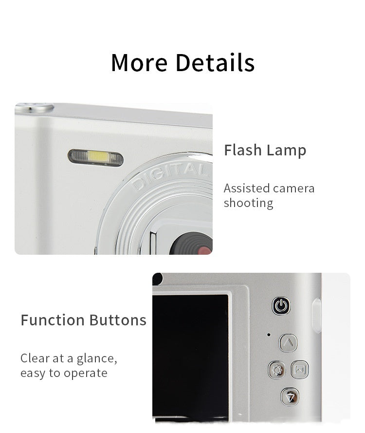48 Million Pixels Retro HD Digital Selfie Camera - globaltradeleader