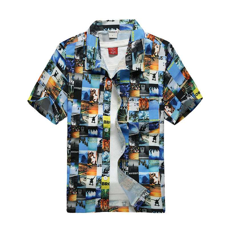 Hawaiian print shirt - globaltradeleader