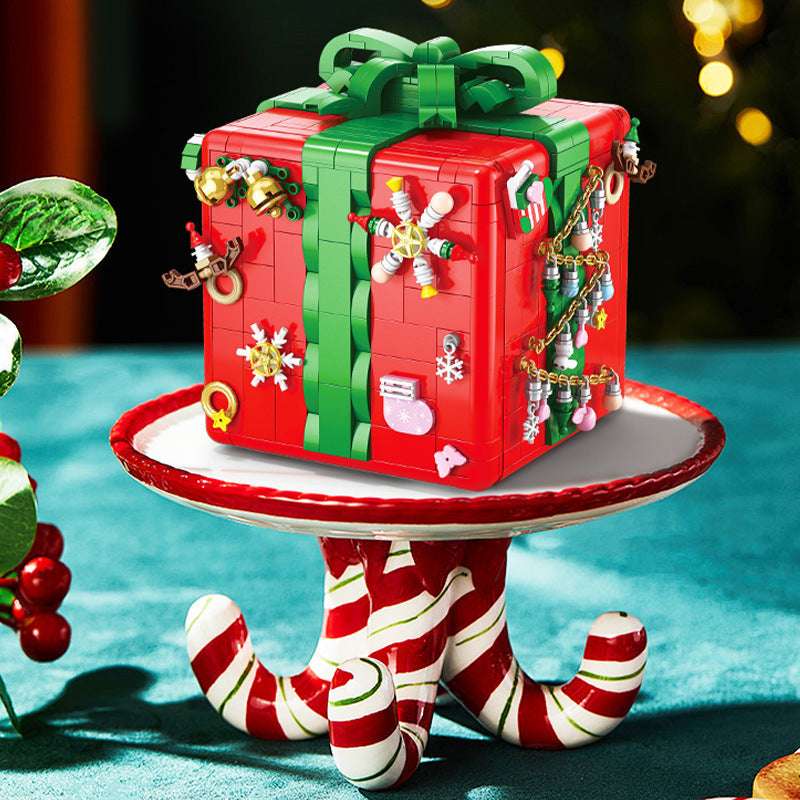 Christmas Organ Box Christmas Tree Music Box Creative Building Blocks Toys - globaltradeleader