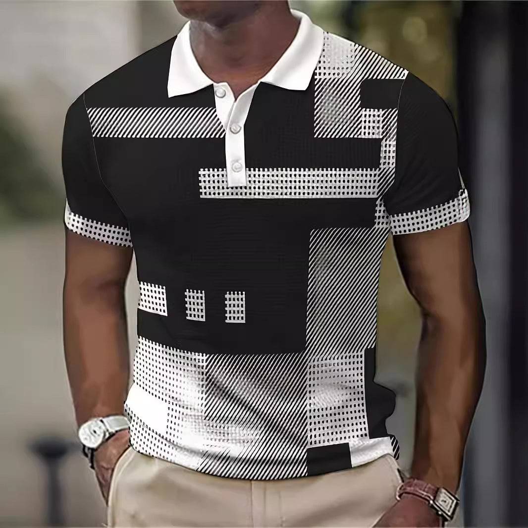 3d Fafger Digital Printing Sports Men's Short Sleeve - globaltradeleader