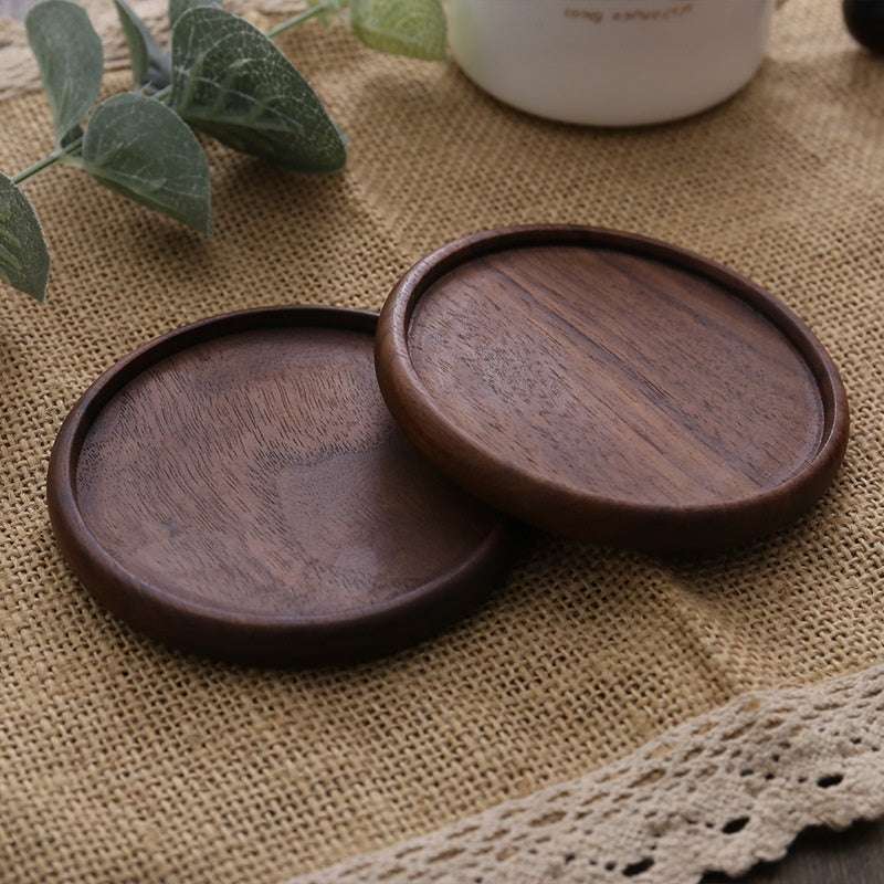 Wooden Coaster Creative Japanese Tea Ceremony Tea Cup Holder - globaltradeleader