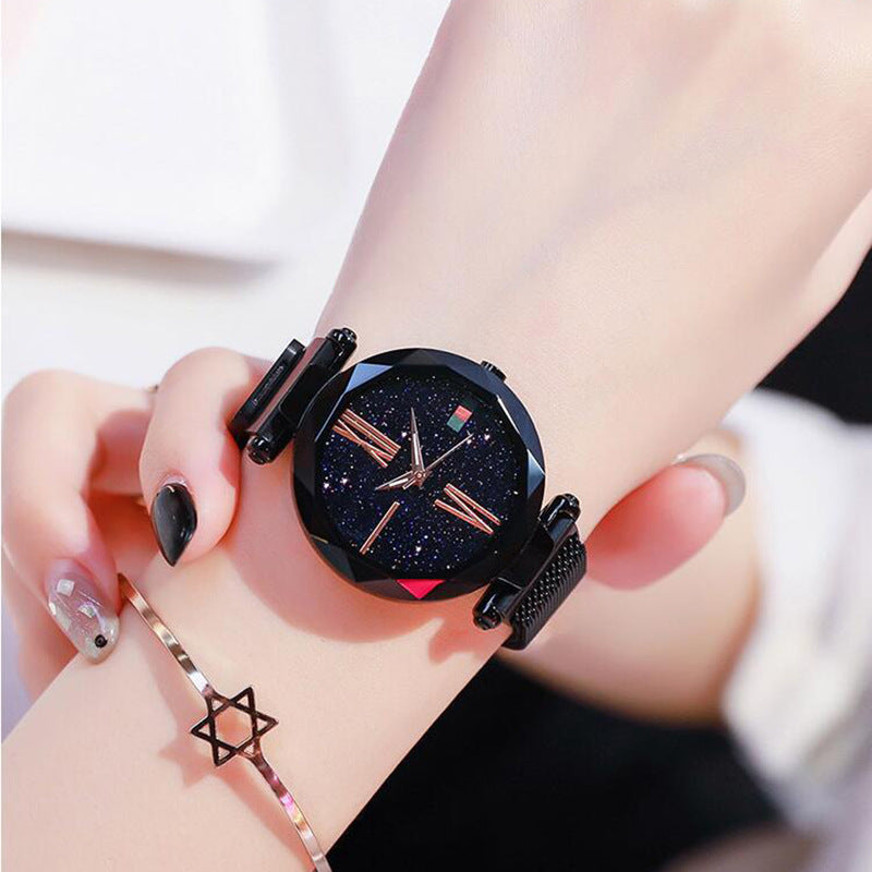 Lazy Magnet Watch Ladies Star Net Celebrity Same Paragraph Magnet Watch - globaltradeleader