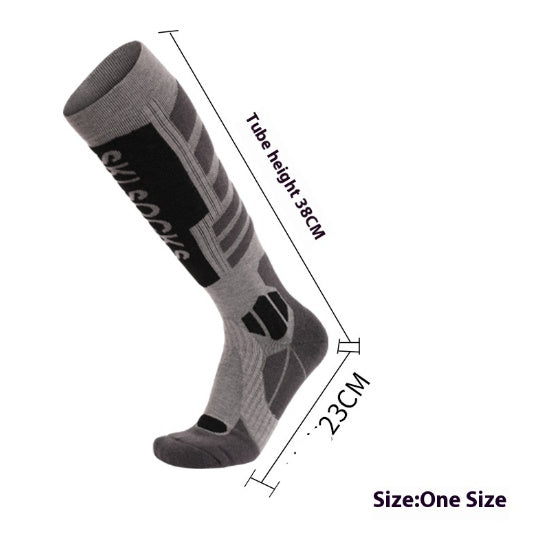 Merino Wool Ski Socks Thick Towel Bottom - globaltradeleader