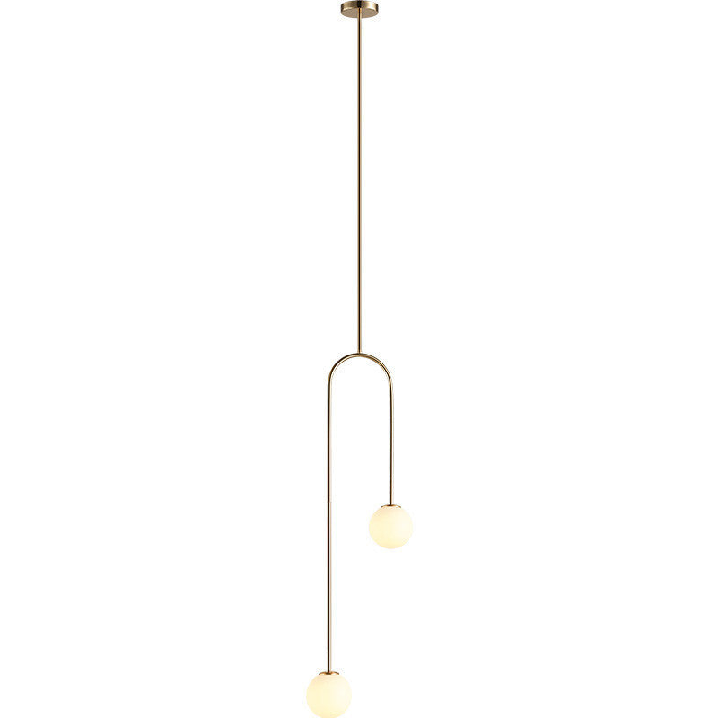 Minimalist Creative Glass Ball Candle Chandelier - globaltradeleader