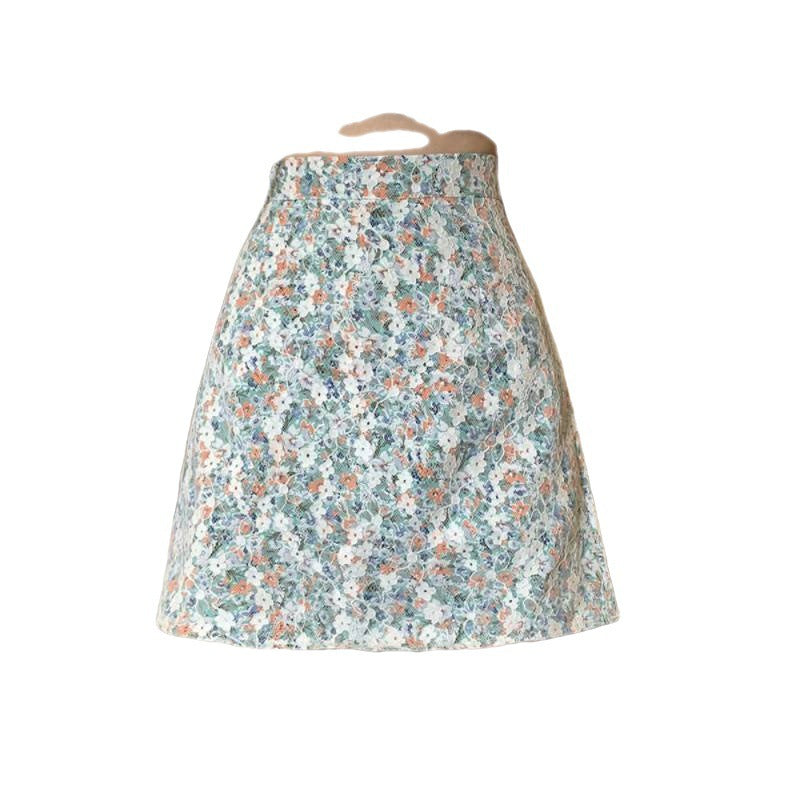 Women's Summer High Waist Bag Hip A-line Skirt - globaltradeleader