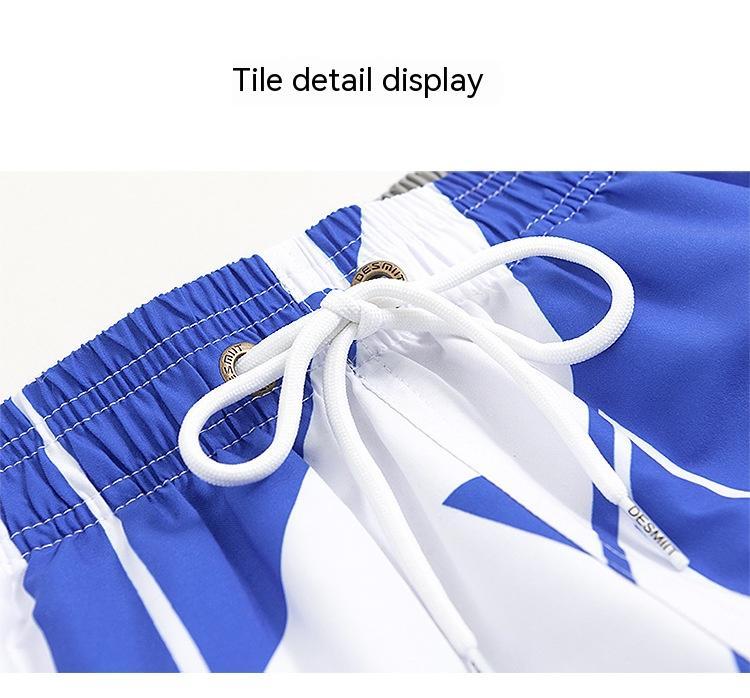 Loose Men's Printed Beach Casual Shorts - globaltradeleader