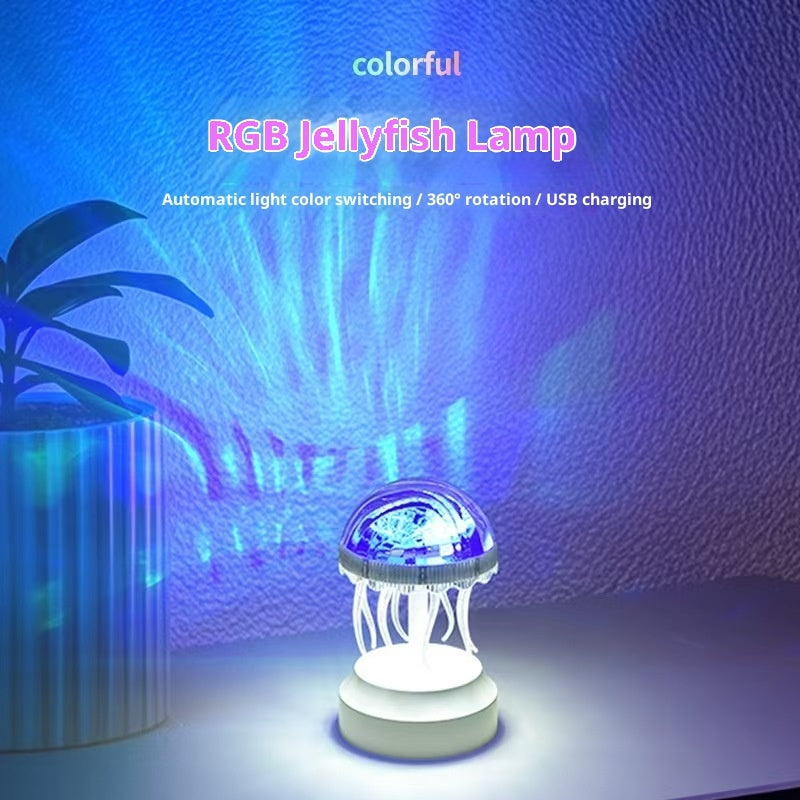 Jellyfish Atmosphere Night Light Colorful Creative Mood Light - globaltradeleader