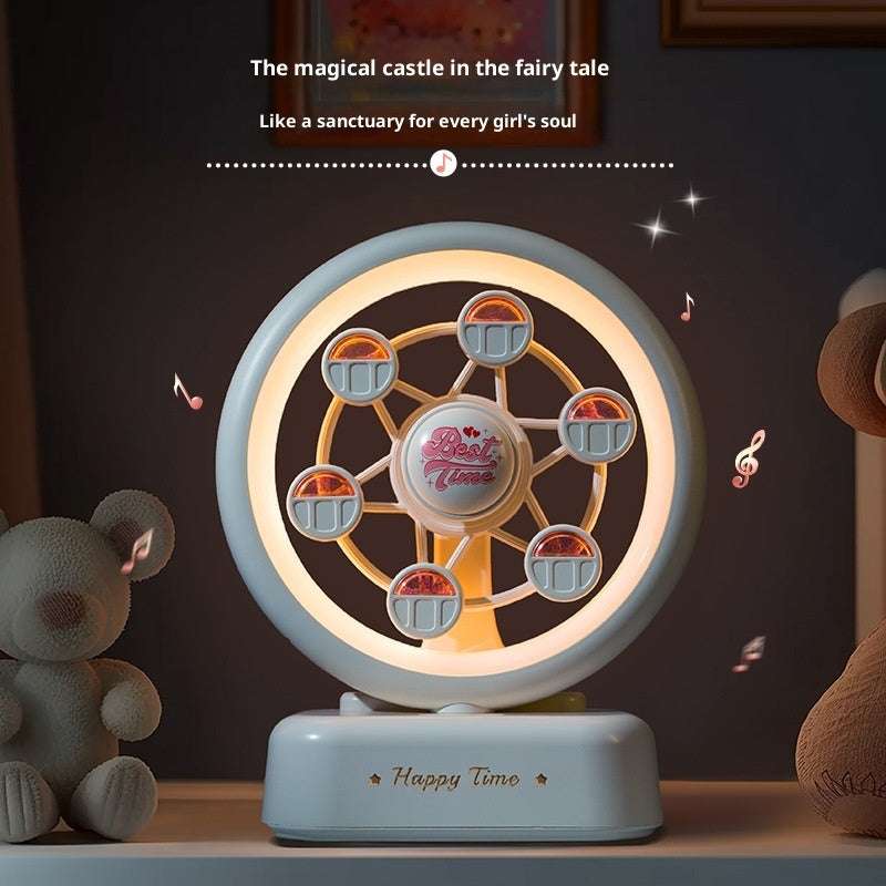 Ferris Wheel Bluetooth Speaker Rechargeable Music Box Atmosphere Table Lamp - globaltradeleader