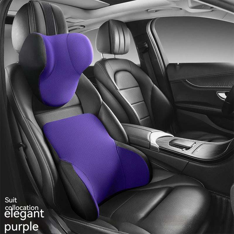 Memory Foam Three-dimensional Hydrophobic Lumbar Support Pillow Oil-proof Light Luxury Comfortable Breathable Car Automotive Headrest