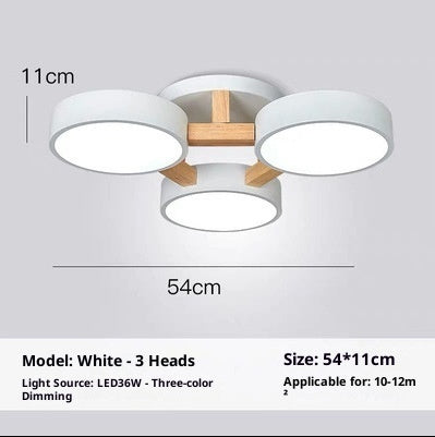 Nordic Bedroom Ceiling Lamps Small Apartment Living Room Simple Modern - globaltradeleader