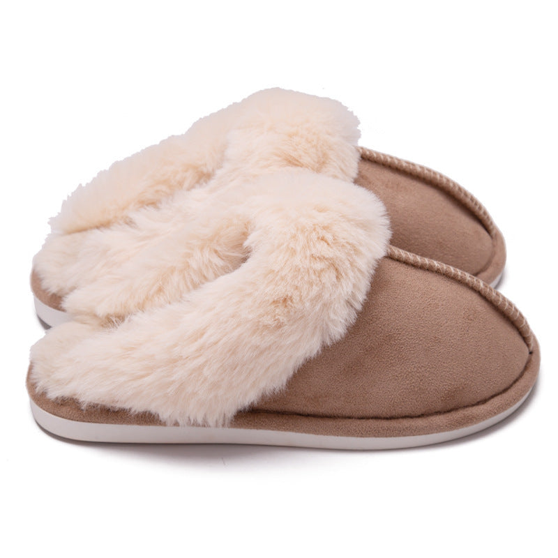 Fur Furry Slippers Women Winter Warm Plush House Shoes - globaltradeleader