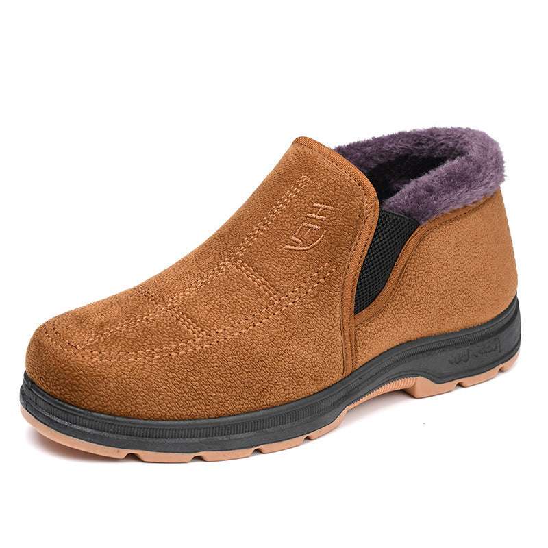 Cotton-padded Shoes Men Winter Velvet And Thick Male Warm - globaltradeleader