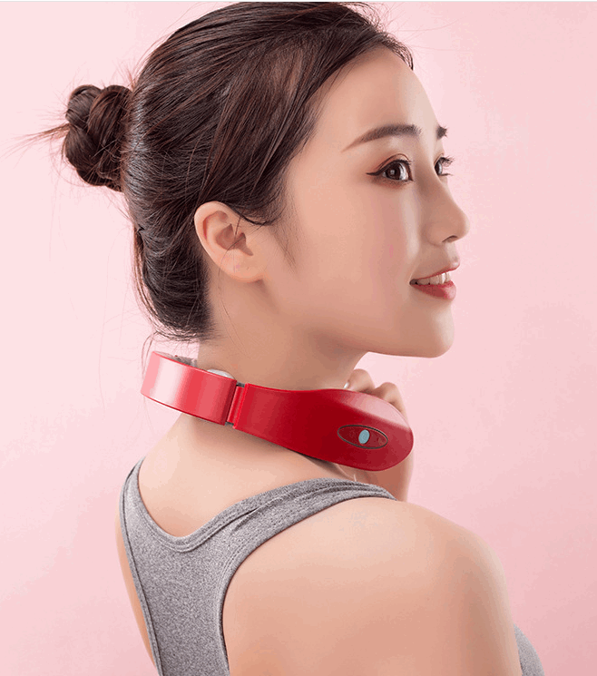 Neck Massager Head Relax Muscle Vibration Massage USB Charging Electric Therapy Cervical Relief Pain Health Care Tool