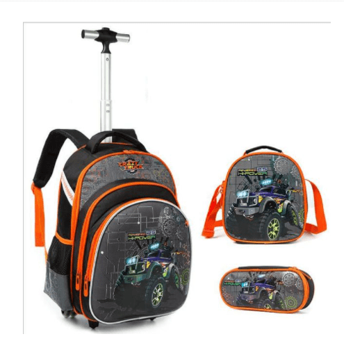 Three-piece Trolley Bag For Primary School Students