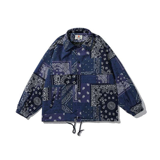 Ethnic Cashew Flower Casual Jacket