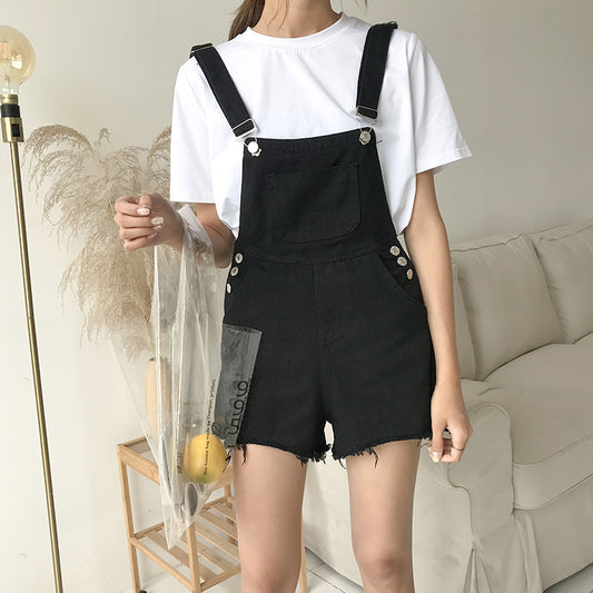 Loose Elastic Strap Denim Shorts Women's Clothing - globaltradeleader