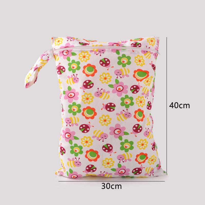Baby Storage Bag Cartoon Diaper Pocket