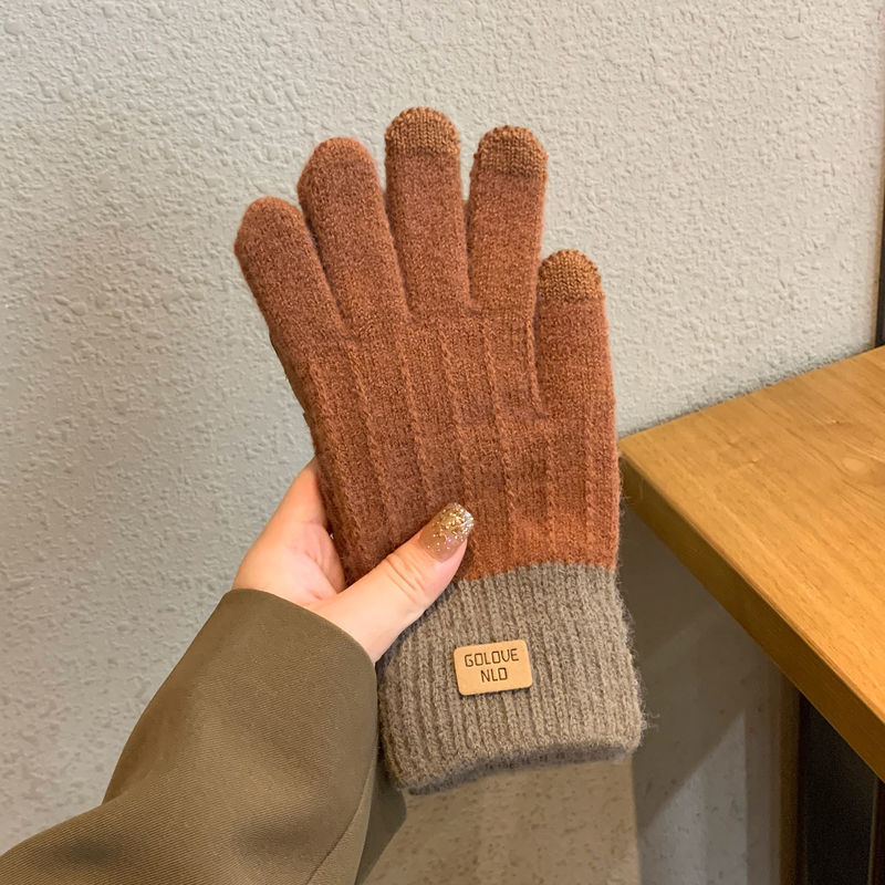 Women's Winter Wool Lined Warm Gloves - globaltradeleader