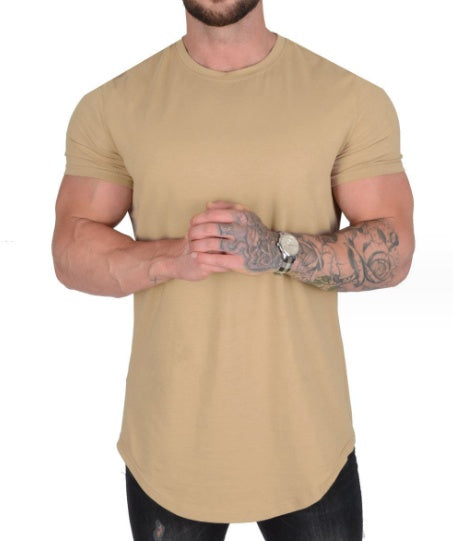 Summer New Slim Fit Men's Sports Fitness T-shirt - globaltradeleader