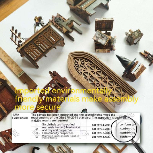 Whale Air Diy Cottage Magic World 3d Stereo Hand-assembled Book Stand Desktop Model Toy For Holiday Gift - globaltradeleader