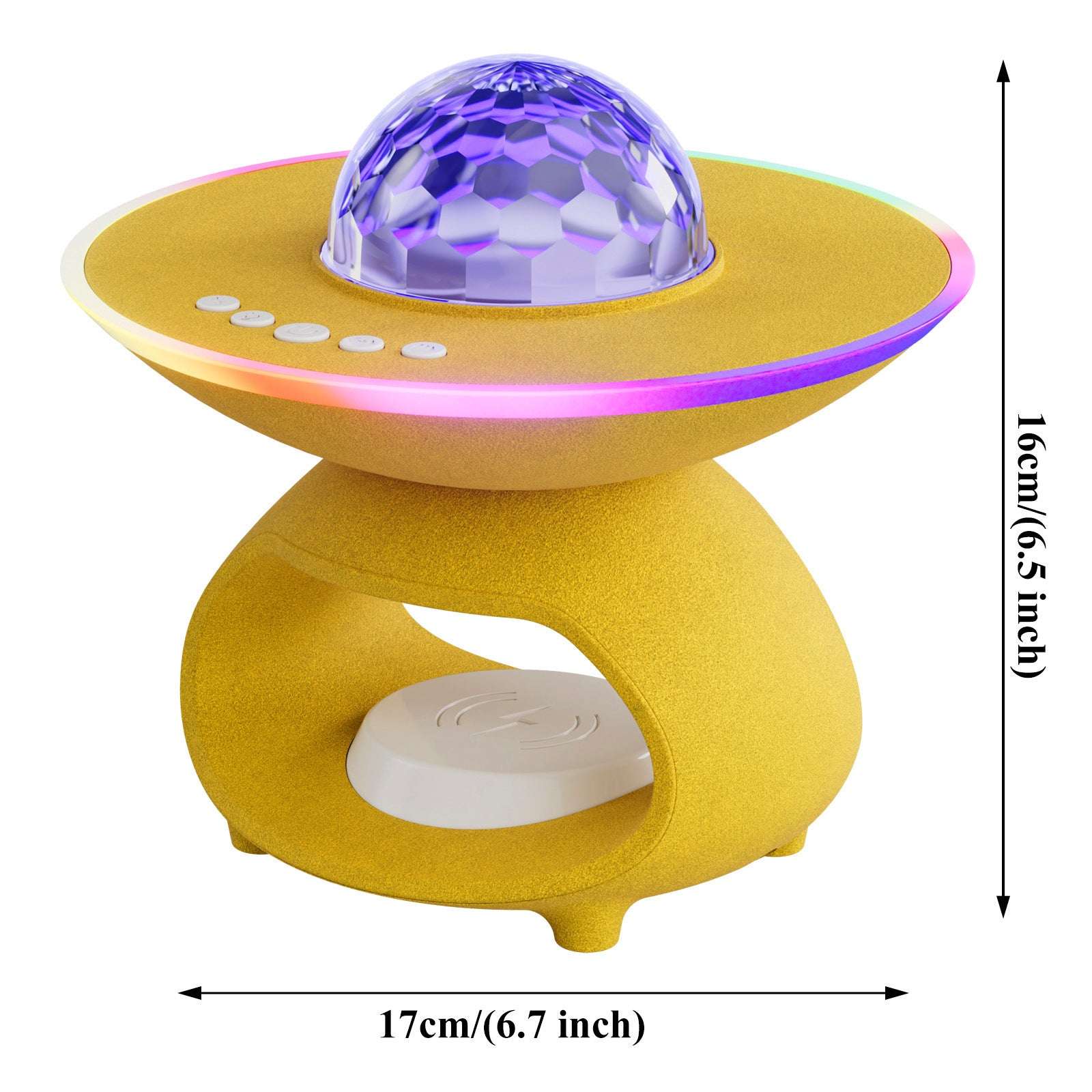 LED Dynamic Starry Sky Projector Light USB Bluetooth Speaker Atmosphere Light