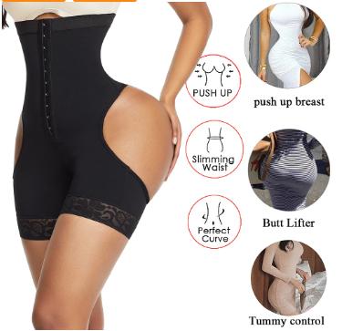 Women Shapewear High Waist Butt Lifter Tummy Control Underwear Workout Waist Trainer Corset - globaltradeleader