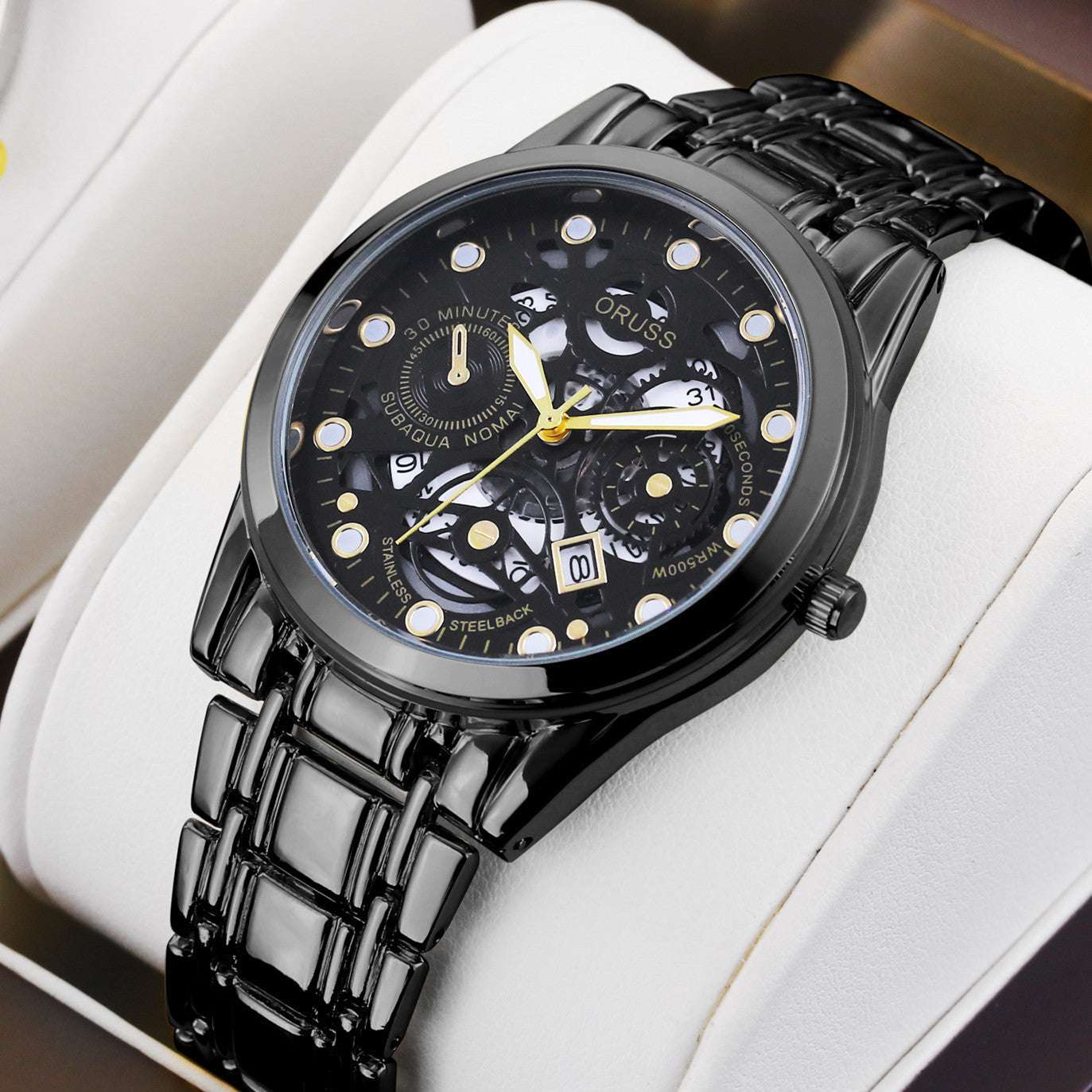 Quartz Watch Automatic Movement Hollow - globaltradeleader