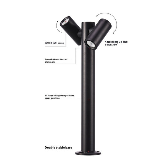 Outdoor Lawn Lamp Adjustable Angle - globaltradeleader