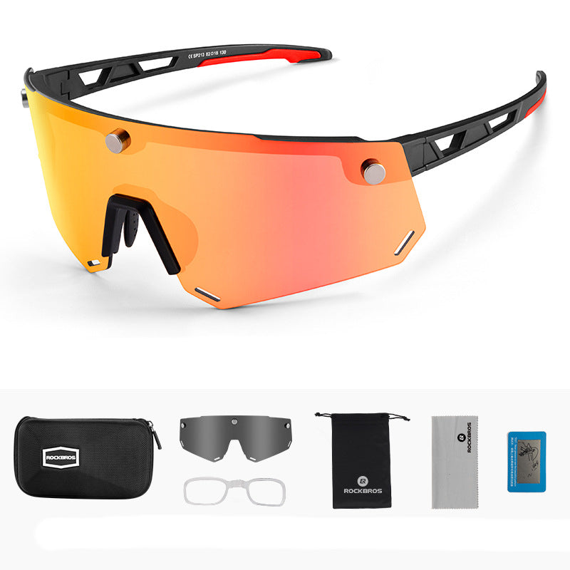 Polarized Cycling Glasses Magnetically Attract Big Frame Myopia