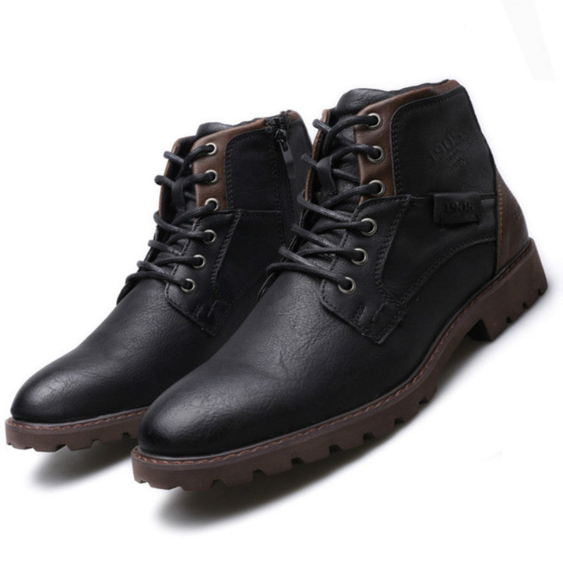 winter men warm shoes martin boots snow boots - globaltradeleader