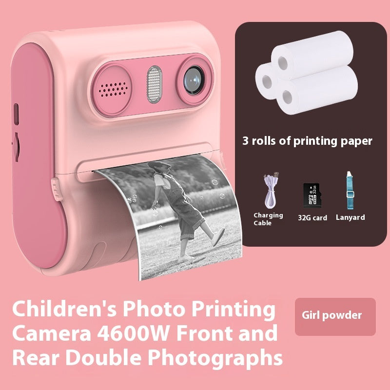 Instant Thermal 4600W HD Dual-camera Children's Printing Camera - globaltradeleader