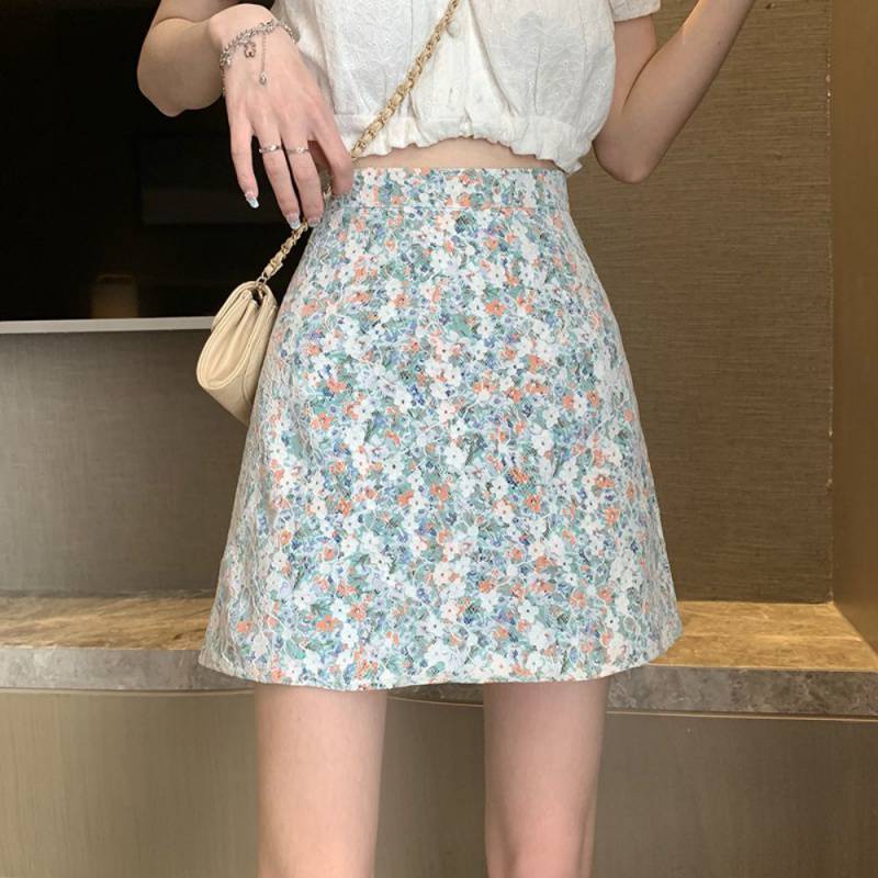 Women's Summer High Waist Bag Hip A-line Skirt - globaltradeleader