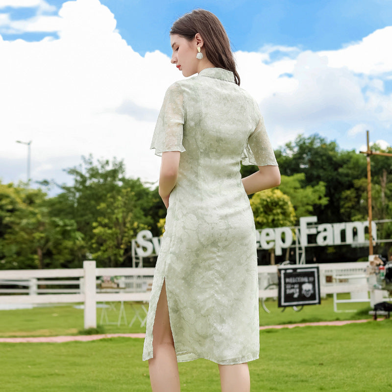 Ladies summer cheongsam dress