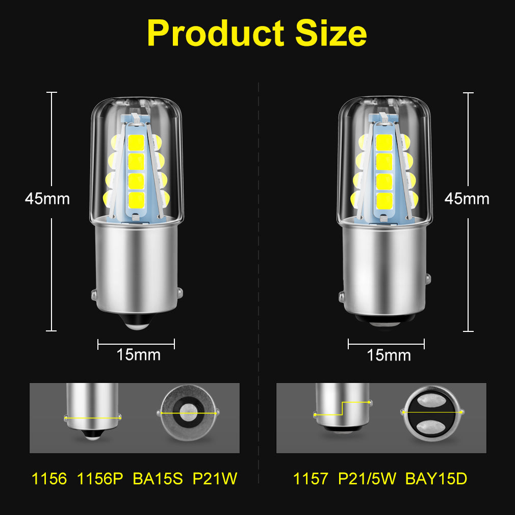 8SMD Automotive LED1156 1157 LED Bulb Truck Brake Light