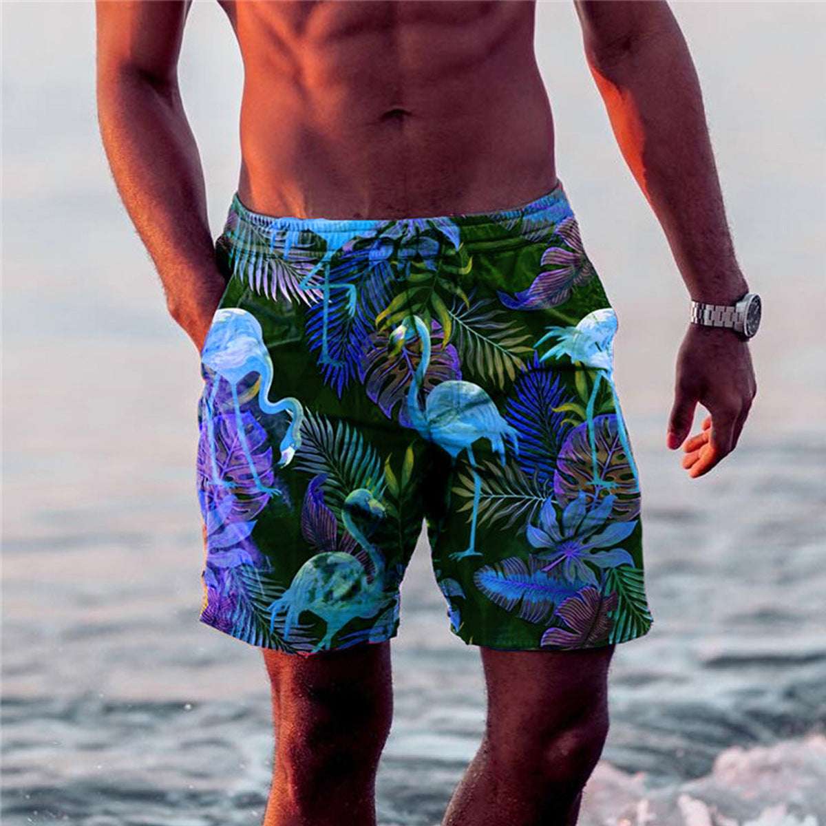Shorts Swimming Shorts Trunks Summer Beach Pants - globaltradeleader