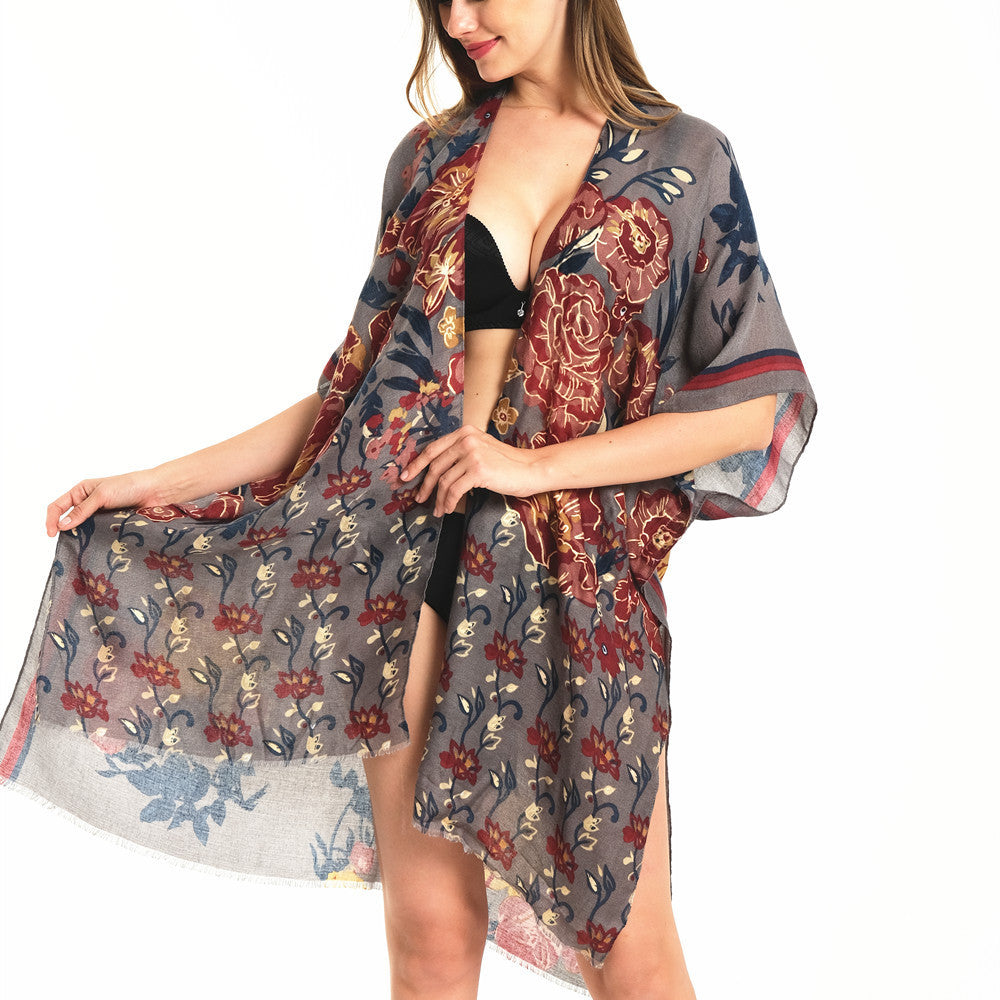 Beach Sun Protection Bikini Blouse - globaltradeleader